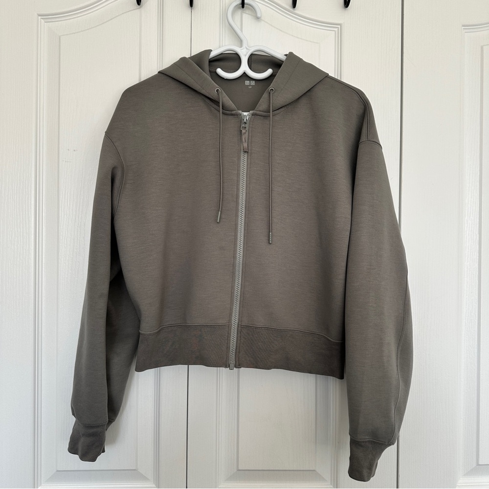 Uniqlo Dry Sweat full-zip hoodie Gray - Picture 2 of 11